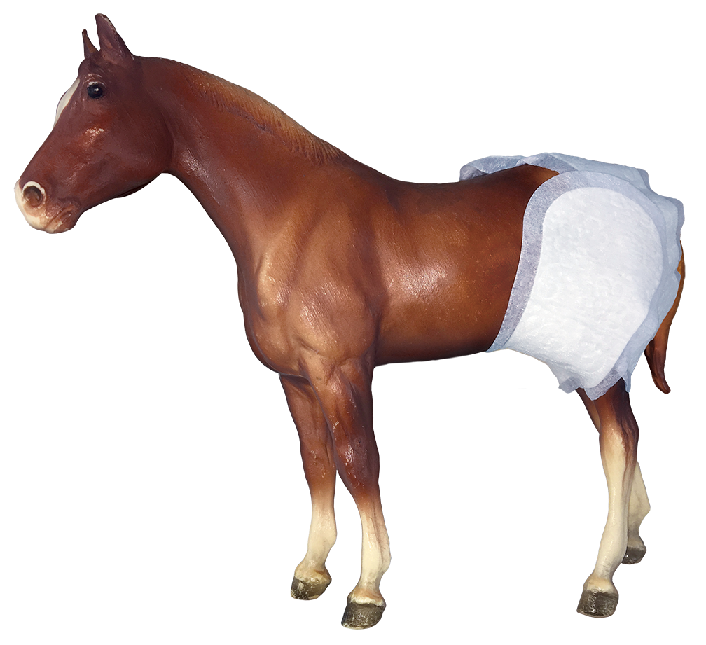 Homemade Diaper Horse toy LiarTownUSA